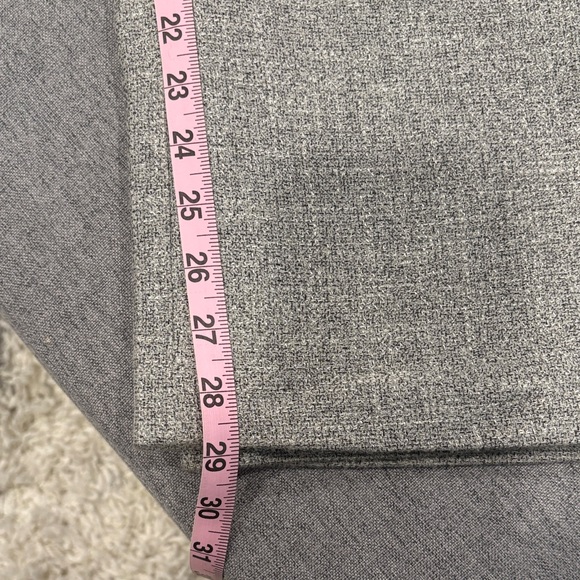 H&M Gray Tweed Double Pleated Wide Leg Trousers - Picture 12 of 13